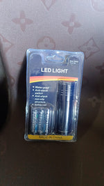 Lengthwise photo of the portable mini torch flashlight