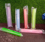 Multiple compact plastic toothbrush cases for the entire family's travel needs.