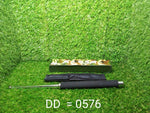 Side view of the collapsible self-defense stick fully extended.