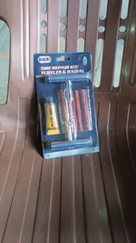 Packaging of the Arrive Kit tyre puncture repair set.