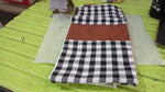 Versatile faux leather and cotton blend pillow cover adding comfort.