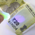Mini LED blue light keychain torch for everyday carry and outdoor use