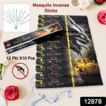 Close-up of a burning FlyTamer Herbal Mosquito Agarbatti stick with gentle, low smoke.