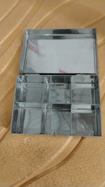 Full perspective of the premium stainless steel storage box for jewelry.