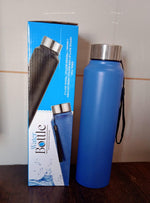 Reusable stainless steel water bottle ideal for daily hydration needs