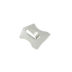 Close-up view of the packaging for the 18-piece stainless steel wall hooks.