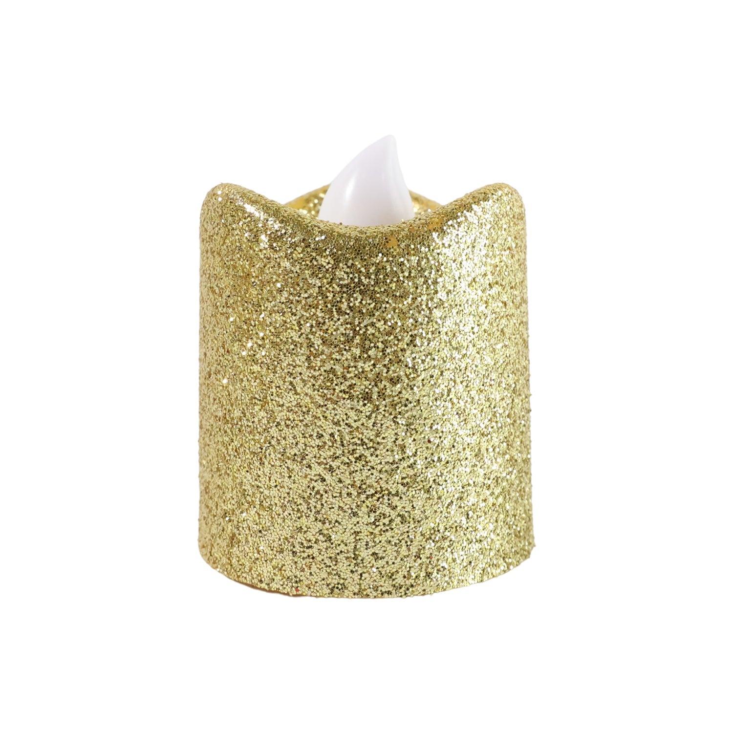 Mini LED tealight candles with warm flickering flame effect