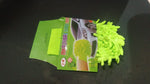 Using microfiber car wash glove mitt for vehicle cleaning