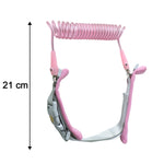 Size comparison of kids safety wrist link strap