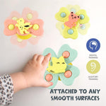 Baby Spinner Toy Set displayed with bright and colorful designs