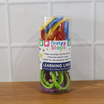 Baby activity linking rings supporting fine motor and sensory skills