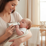 Wide mouth infant feeding bottle 200ml in stainless steel