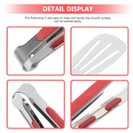 Kitchen food pickup tongs with anti-slip grip