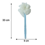 33cm long handle shower brush in use