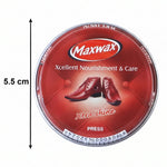 Footwear polish cream for brown shoes