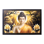 Framed Lord Buddha painting enhancing positivity and peace in home or yoga studio