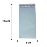 Polynet premium card envelope size reference with ruler for 28x15cm