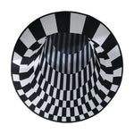 Soft-touch surface of 3D illusion round floor mat