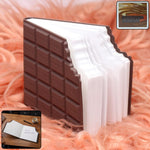 Chocolate-shaped notebook with creative design for kids and adults