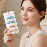 Fashionable cartoon style hair clips for casual daily wear