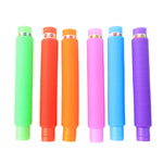 Colorful LED Glow Pop Tube toy for fun and relaxation