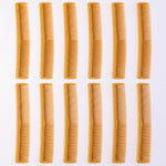 Multiple color plastic combs designed for everyday grooming and styling