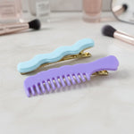 Elegant comb hair accessories set with durable plastic clips