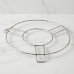 Metal cooking stand ideal for supporting pressure cookers securely