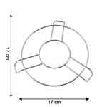 Round table ring pot stand made of stainless steel for cookware
