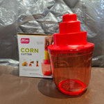 Corn cutter with plastic body and ergonomic handle