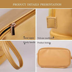 Elegant makeup bag suitable for travel and vanity setup