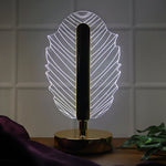 Table lamp ideal for Diwali and corporate gifting with crystal leaf design