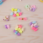 DIY craft kit with assorted beads and elastic thread for jewellery making