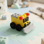 Mini bulldozer-shaped pencil sharpener for kids