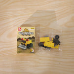 Durable plastic bulldozer sharpener toy for kids' stationery