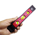 Durable ABS plastic shell of the torpedo level ruler.