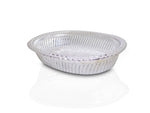 Side view of a shining silver gift tray, perfect for festive occasions.