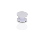 Ergonomic mobile phone grip holder designed for comfortable one-hand phone use.