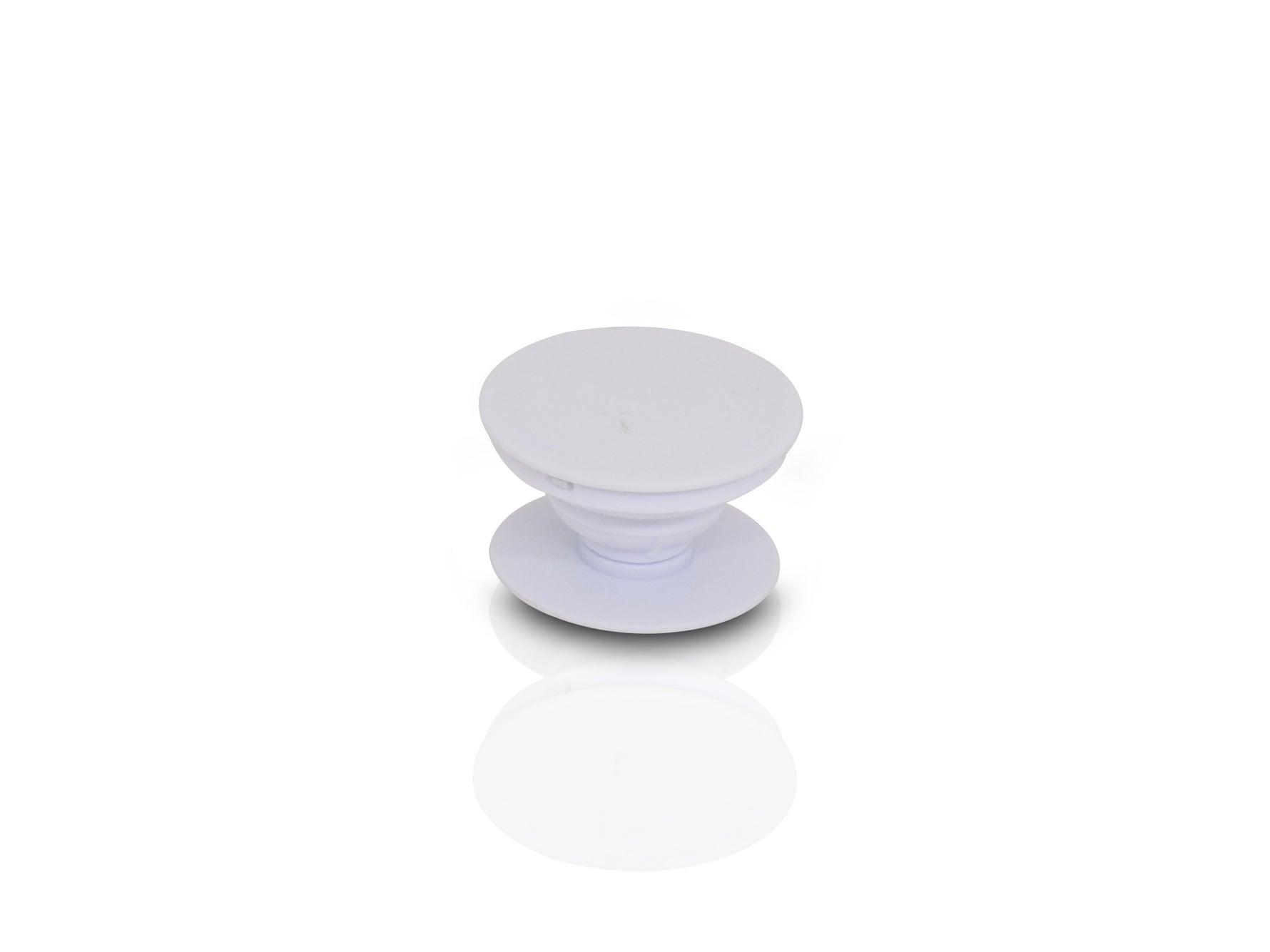 Ergonomic mobile phone grip holder designed for comfortable one-hand phone use.