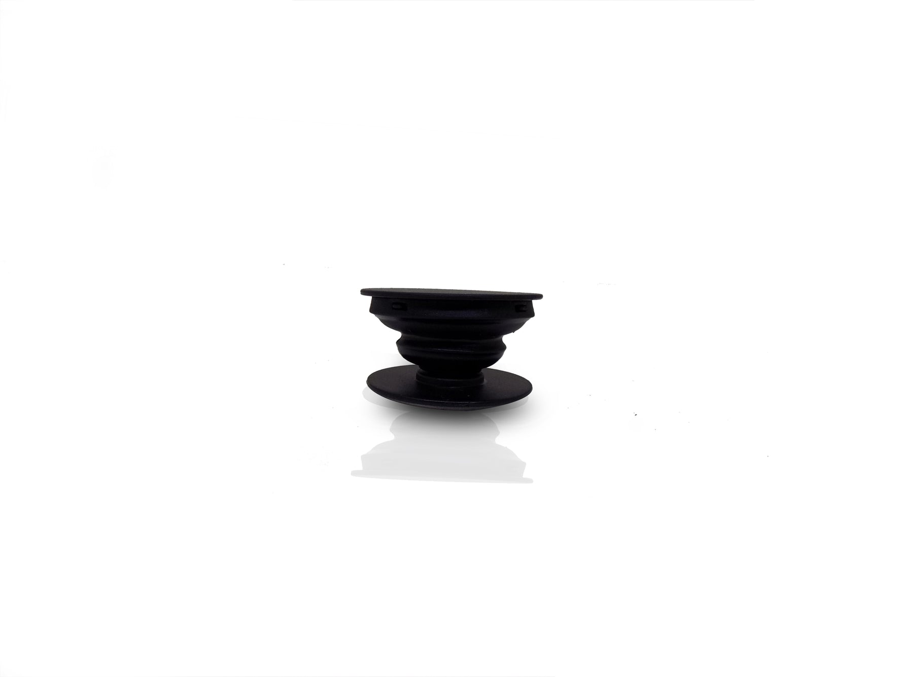 Fun and functional mobile pop socket for improved grip and personal style.