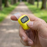 Electronic digital finger tally counter with adjustable finger strap for counting prayers