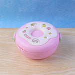 Top view of the Donut Lunch Box with its secure, double-insulated lid.