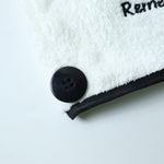 Absorbent microfiber hair towel wrap for fast drying