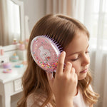 Stylish unicorn-themed hair comb for children