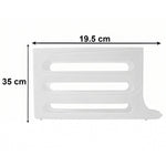 Space saving plastic egg organizer box for fridge