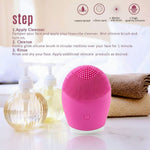 Waterproof face cleaning brush ideal for daily skincare routine