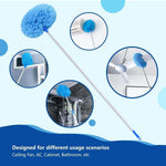 Close-up of soft microfiber cleaning duster ideal for delicate surfaces