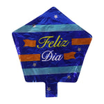Feliz Dia foil balloon decorating kids' parties and celebrations