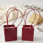 Bouquet gifting bag design with handles