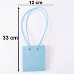 Flower bag size guide for various bouquet sizes